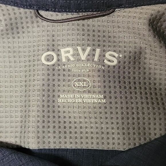 Orvis Men's Short Sleeve Woven Tech Shirt - Picture 6 of 6